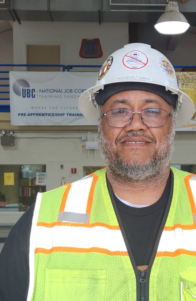 UBC Job Corps Instructor Roosevelt Green