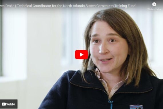 UBC Job Corps Video Ziven Drake - Technical Coordinator for the North Atlantic States Carpenters Training Fund