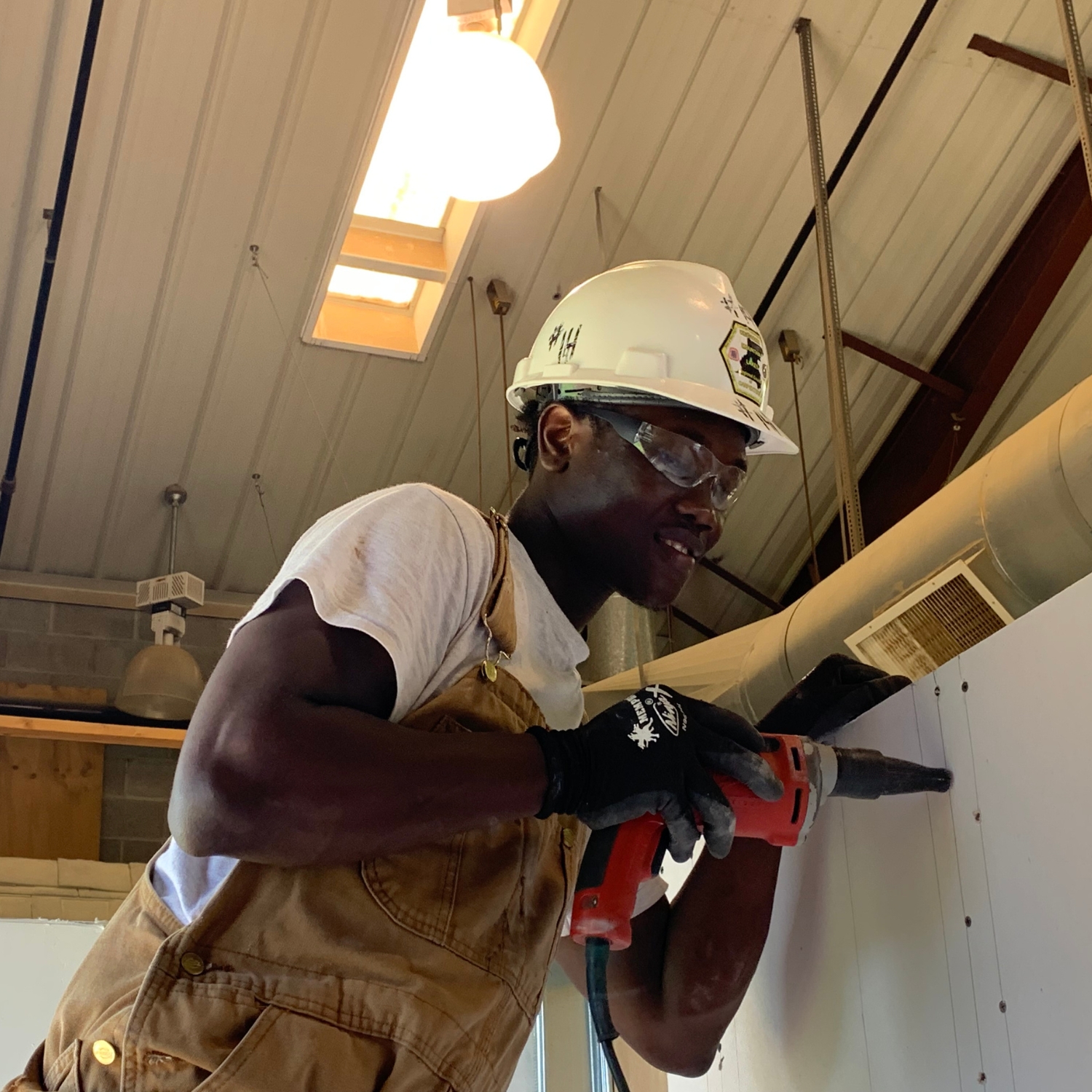 UBC Job Corps student working with power tools