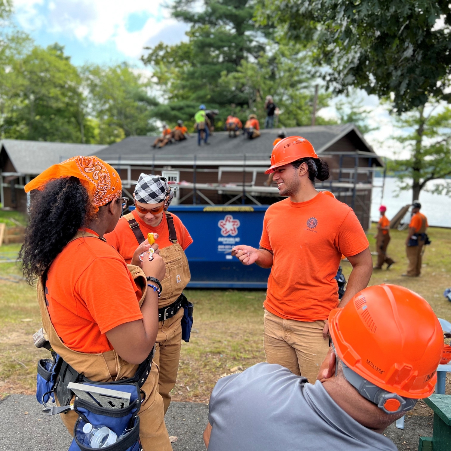 UBC Job Corps students training